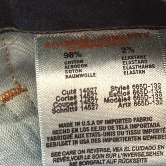 Citizens of Humanity sz 36 Jagger jeans med wash boot cut great pre owned cond - Picture 7 of 8